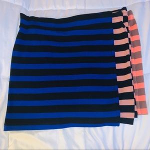 Striped mini skirt F21